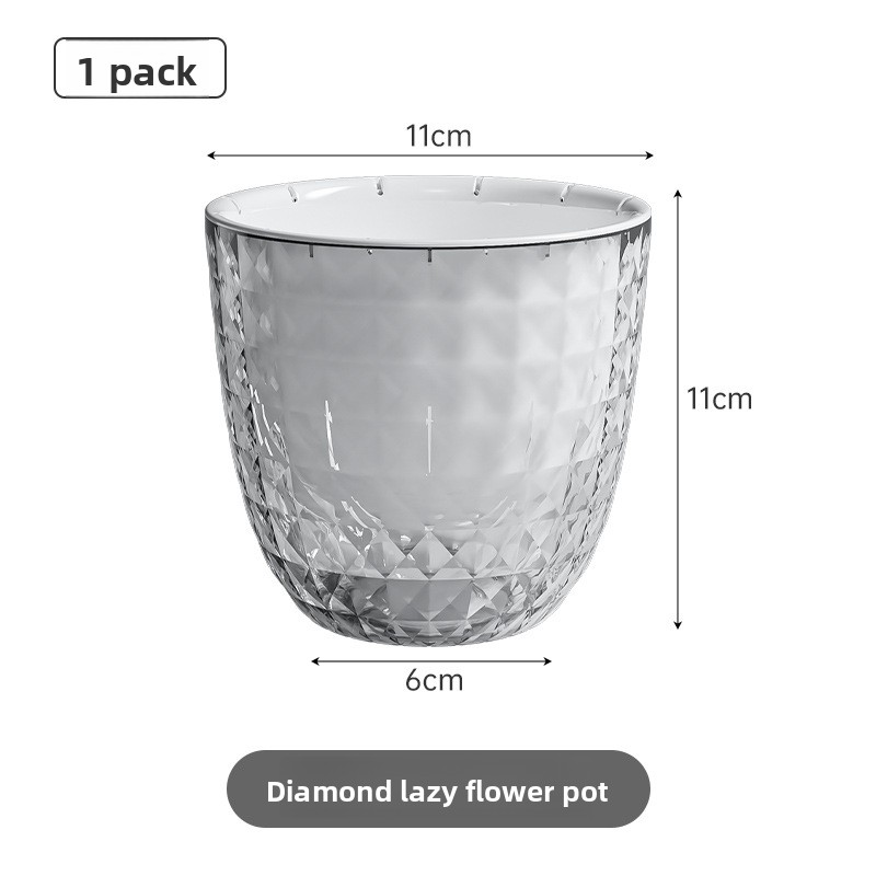 Transparent Plastic Lazy Plant - огляд і ціна Aloe Vera Pot