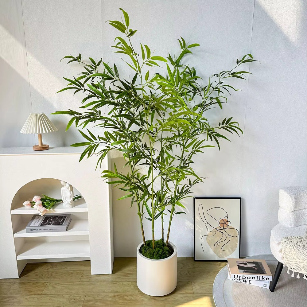 Artificial Green Bamboo PU+PVC - огляд і ціна Ficus Lyrata Tree